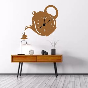 Sticker decorativ ceas Ceainic