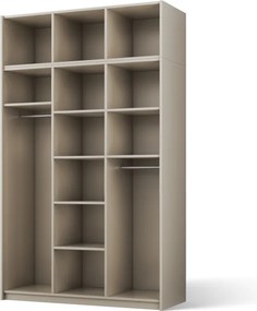 Dulap Bregma III Hinged with Top Extension – 148x58x250 cm – Cașmir – Bregma III Hinged Dulap with Top Extension – Varianta 1