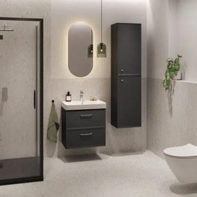 Cersanit S590-100 - Corp suspendat sub lavoar MILLE SLIM 60x38 cm, negru