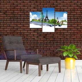 Tablou - Călătorie în jurul lumii (90x60 cm)