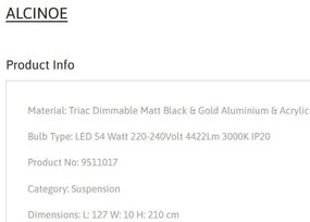 Lustra LED suspendata, deosebita design lux ALCINOE