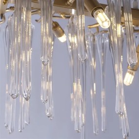 Searchlight 10425-10GO - Lustru suspendat pe cablu HERITAGE, 10 x G9, 33W, 230V