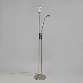 Lampa de podea modernă din oțel cu dimmer - Luxor