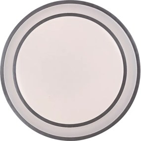 Rabalux 2131 - Plafonieră LED dimabilă LUPITA LED/40W/230V argintie + telecomandă