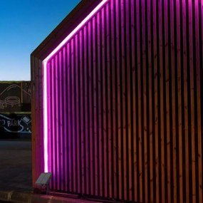 Bandă LED RGB solară dimabilă LED/1,2W/3,7V IP67 5m