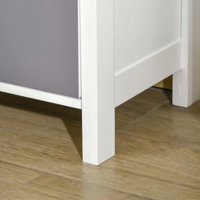 HOMCOM Comodă pentru Dormitor cu 5 Sertare Colorate, cu Mânere Metalice,  45x30x95.4 cm, Multicolor | Aosom Romania