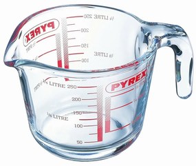 Pahar de măsurare din sticlă Pyrex 0,25 l, 9 x 8cm, 250 ml