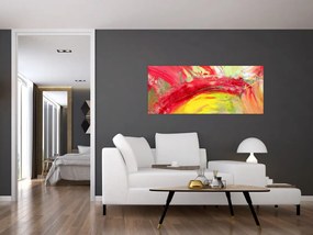 Tablou cu abstracție - pictura (120x50 cm)