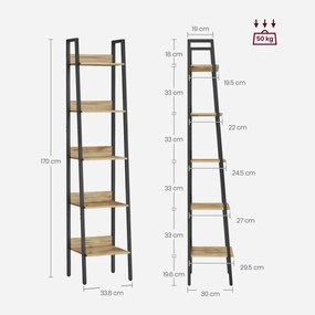 Raft TAYLOR ARTISAN 5 polite 170x33,8 cm