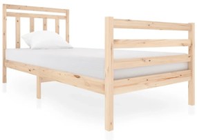 3100639 vidaXL Cadru de pat, 90x200 cm, lemn masiv
