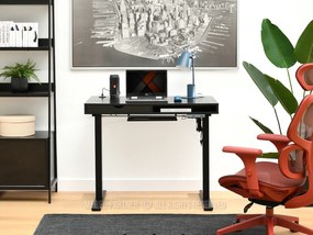 Masă PC Osto 100 (lemn negru + negru). 1109817