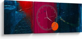 Tabloul culorii (cu ceas) (90x30 cm)