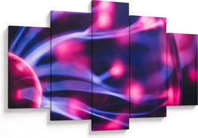 Tablou abstract mov (150x105 cm)