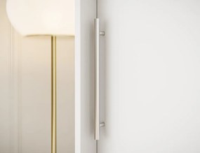 Dulap cu uși glisante Estantte II, 150x60x200 cm – Alb