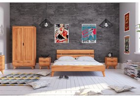 Dulap din lemn de fag 90x180 cm Greg - The Beds
