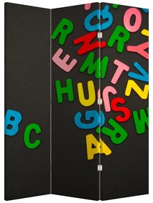 Paravan - Litere colorate (126x170 cm)