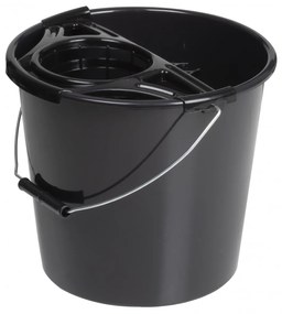 Galeata cu storcator 10L, negru, Simi