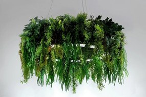 Lustra LED cu telecomanda Garden 120 negru