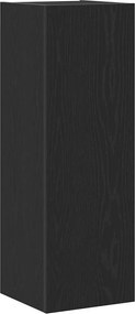 vidaXL Dulap pentru TV pe Perete Stejar Negru 30,5 x 30 x 90 cm