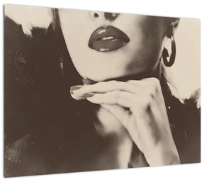 Tablou - Vintage, poza unei femei (70x50 cm)