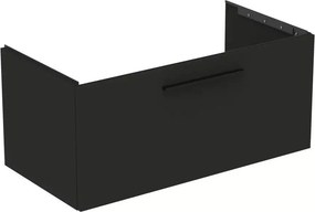 Dulap baza suspendat Ideal Standard i.life B gri carbon mat 1 sertar 100 cm
