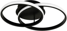 Plafonier LED TITANO LED/12W/230V negru