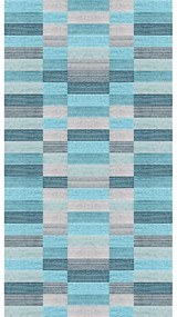 Covor albastru lavabil 50x80 cm Hali – Vitaus