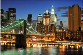 Tablou - Pod cu New York (90x60 cm)