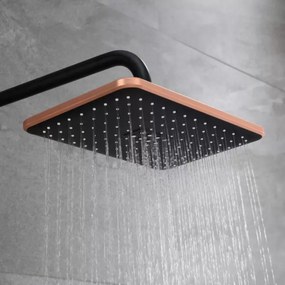 Coloană de Duș Model 10010H-M Negru cu Accente Roz-Gold – Stil Contemporan și Funcționalitate Premium