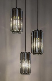 Lustra cu 3 pendule design modern Veness
