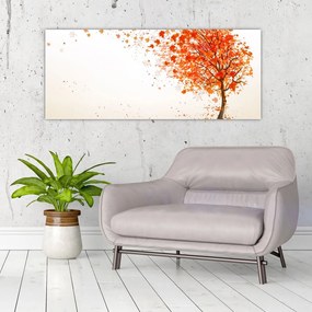 Tablou - Copac în vâmnt (120x50 cm)