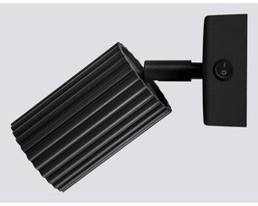 Spot negru 8x16 cm Gleam – Sollux