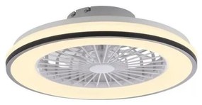 Ventilator LED RGBW dimabil de tavan JUST LIGHT. 14447-18 LENO LED/44W/230V + telecomandă