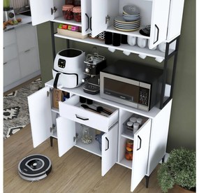 Set dulapuri bucătărie Jenaretta 27 (alb + negru). 1107094