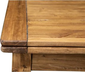 Masa pliabila, L120(240) 120 H80 cm, culoare natur, Lemn masiv