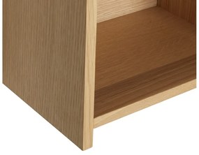 Raft în culoare naturală etajat cu aspect de lemn de stejar 80 cm Focal – Hübsch