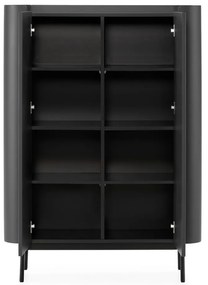 Dulap negru 100x140x40 cm Willa – MOME