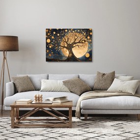 Tablou pe sticlă – Arbore suprarealist (70x50 cm)