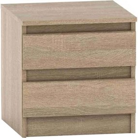 Noptieră HANY NEW 002, stejar sonoma, DTD laminat, 41x42x40 cm