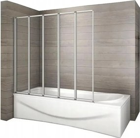 Paravan de cada pliabil Rea Idea crom 120x140 cm mobil
