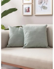 Fețe de pernă 2 buc. din catifea reiată 43x43 cm – Mioli Decor