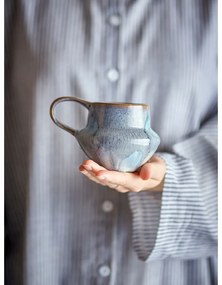 Căni albastru-deschis 4 buc. din gresie 300 ml Bessie – Bloomingville