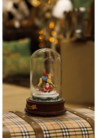 Decorațiune LED RGB animată de Crăciun cu muzică 8xLED/3xAAA alb cald