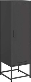 vidaXL Dulap înalt, negru, 36x39x123 cm, oțel