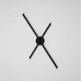 Aplica de perete LED CCT design modern AKRO negru