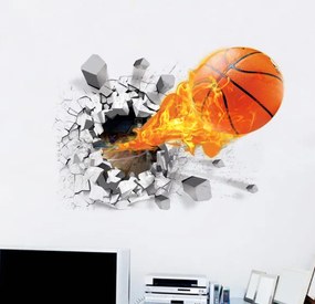 Sticker perete Basket Ball 3D 50 x 70 cm