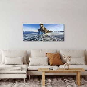 Tablou cu piatra înghețată (120x50 cm)