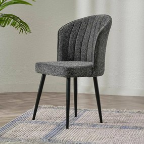Set de scaune de sufragerie Rubi Anthracite, 4buc., 4 buc