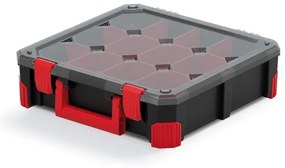 Organizator servieta 28 × 28 × 11 cm, separatoare, negru