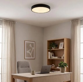 Plafoniera LED CCT IP44 NADI 40cm negru